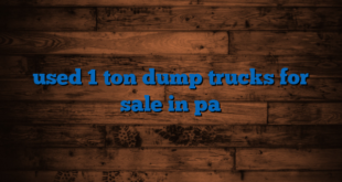 used 1 ton dump trucks for sale in pa