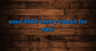 used 4500 chevy trucks for sale