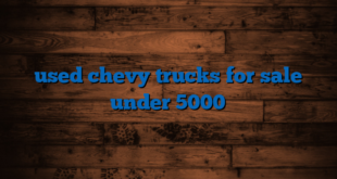 used chevy trucks for sale under 5000