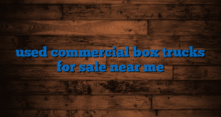 used commercial box trucks for sale near me