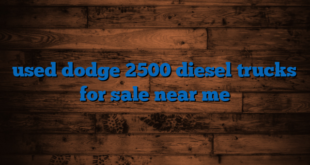 used dodge 2500 diesel trucks for sale near me