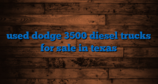 used dodge 3500 diesel trucks for sale in texas