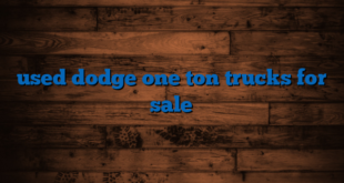 used dodge one ton trucks for sale