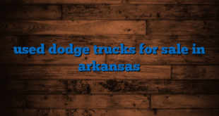 used dodge trucks for sale in arkansas