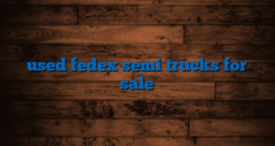 used fedex semi trucks for sale