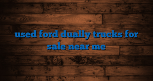 used ford dually trucks for sale near me