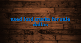 used ford trucks for sale dallas