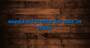 used ford trucks for sale in texas