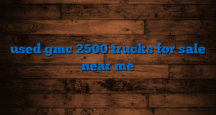 used gmc 2500 trucks for sale near me