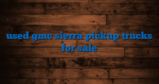 used gmc sierra pickup trucks for sale