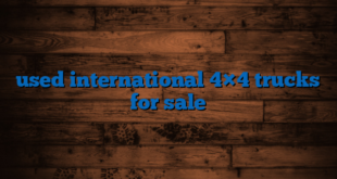 used international 4×4 trucks for sale