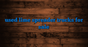 used lime spreader trucks for sale