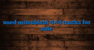 used mitsubishi 4×4 trucks for sale