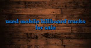 used mobile billboard trucks for sale