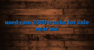 used ram 2500 trucks for sale near me