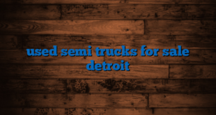 used semi trucks for sale detroit