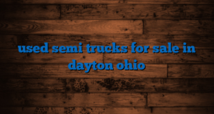 used semi trucks for sale in dayton ohio