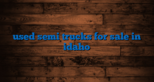 used semi trucks for sale in idaho