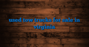 used tow trucks for sale in virginia