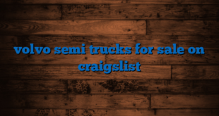 volvo semi trucks for sale on craigslist